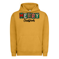Pigment Peanut Butter Merry Christmas Urban Hoodie - CowhideDigitalArt