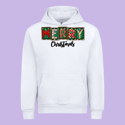 Merry Christmas Urban Hoodie Designed By Cowhidedigitalart