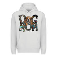 Dove Grey dog mom Premium Hoodie - SublimationCraftShop