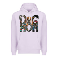 Lilac dog mom Premium Hoodie - SublimationCraftShop