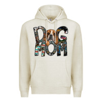Oatmeal Heather dog mom Premium Hoodie - SublimationCraftShop