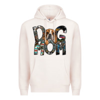 Pale Pink dog mom Premium Hoodie - SublimationCraftShop