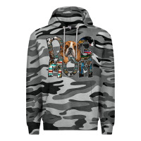 Slate Camo dog mom Premium Hoodie - SublimationCraftShop