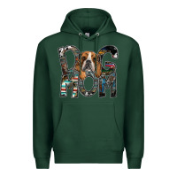 Sports Green dog mom Premium Hoodie - SublimationCraftShop