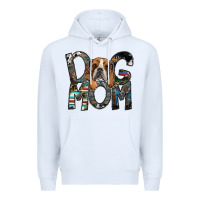 White dog mom Premium Hoodie - SublimationCraftShop