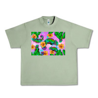 Oil Green Chameleon Urban Heavy Tee - Artiststas
