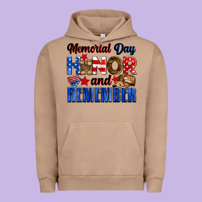 Memorial Day Honor And Remember Urban Hoodie Designed By Neo Western