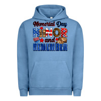 Pigment Pebble Blue Memorial day honor and remember Urban Hoodie - Neo Western