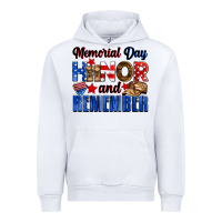 White Memorial day honor and remember Urban Hoodie - Neo Western