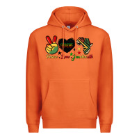 Carrot peace love juneteenth 1865 Premium Hoodie - HRA Design Shop