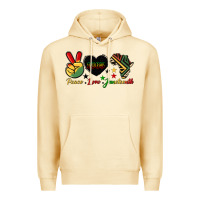 Pina Colada peace love juneteenth 1865 Premium Hoodie - HRA Design Shop