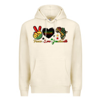 Tofu peace love juneteenth 1865 Premium Hoodie - HRA Design Shop