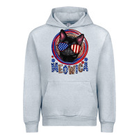Heather Grey Meowica Urban Hoodie - Neo Western