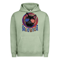 Pigment Oil Green Meowica Urban Hoodie - Neo Western