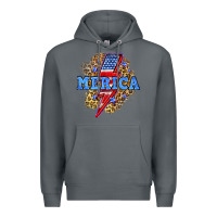 Rock Merica lightning bolt Premium Hoodie - Neo Western