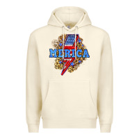 Sandshell Merica lightning bolt Premium Hoodie - Neo Western