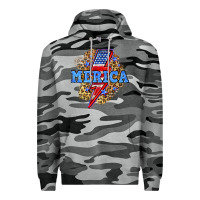 Slate Camo Merica lightning bolt Premium Hoodie - Neo Western