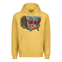 Antique Gold Small town usa 4th of july Premium Hoodie - CowGirlArtShop
