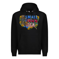 Black Small town usa 4th of july Premium Hoodie - CowGirlArtShop