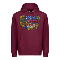 Burgundy Small town usa 4th of july Premium Hoodie - CowGirlArtShop