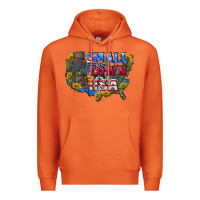 Carrot Small town usa 4th of july Premium Hoodie - CowGirlArtShop