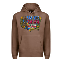 Chestnut Small town usa 4th of july Premium Hoodie - CowGirlArtShop