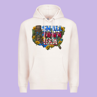 Small Town Usa 4th Of July Premium Hoodie Designed By Cowgirlartshop