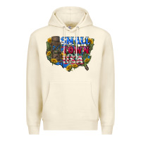 Sandshell Small town usa 4th of july Premium Hoodie - CowGirlArtShop