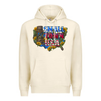 Tofu Small town usa 4th of july Premium Hoodie - CowGirlArtShop
