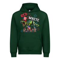 Forest Green Red white rawr 4th of July Urban Hoodie - CowGirlArtShop