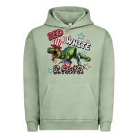 Pigment Oil Green Red white rawr 4th of July Urban Hoodie - CowGirlArtShop