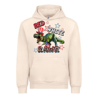 Sandshell Red white rawr 4th of July Urban Hoodie - CowGirlArtShop