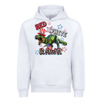 White Red white rawr 4th of July Urban Hoodie - CowGirlArtShop