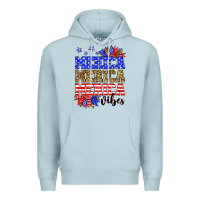 Blue Mist Merica merica merica vibes Premium Hoodie - Neo Western
