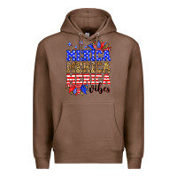 Chestnut Merica merica merica vibes Premium Hoodie - Neo Western