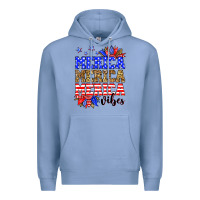Colony Blue Merica merica merica vibes Premium Hoodie - Neo Western