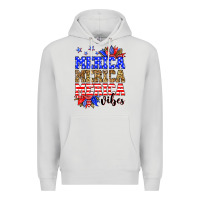 Dove Grey Merica merica merica vibes Premium Hoodie - Neo Western