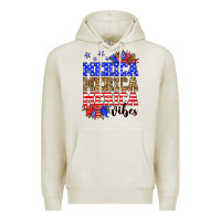 Oatmeal Heather Merica merica merica vibes Premium Hoodie - Neo Western