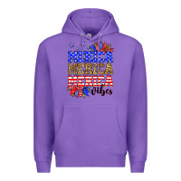 Purple Merica merica merica vibes Premium Hoodie - Neo Western