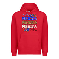 Red Merica merica merica vibes Premium Hoodie - Neo Western