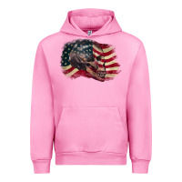 Fuchsia Pink Red white rawr 4th of July Urban Hoodie - CowGirlArtShop