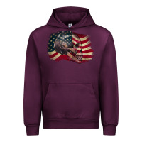 Mauve Wine Red white rawr 4th of July Urban Hoodie - CowGirlArtShop