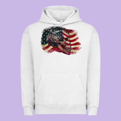 Red White Rawr 4th Of July Urban Hoodie Designed By Cowgirlartshop
