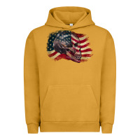 Pigment Peanut Butter Red white rawr 4th of July Urban Hoodie - CowGirlArtShop