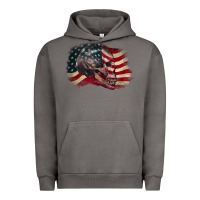Pigment Tornado Red white rawr 4th of July Urban Hoodie - CowGirlArtShop