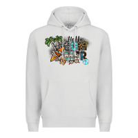 Dove Grey hello summer Premium Hoodie - SublimationCraftShop