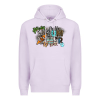Lilac hello summer Premium Hoodie - SublimationCraftShop