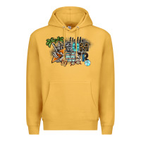 Mustard hello summer Premium Hoodie - SublimationCraftShop