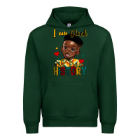 Forest Green i am black history black boy Urban Hoodie - HRA Design Shop