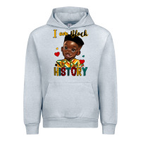 Heather Grey i am black history black boy Urban Hoodie - HRA Design Shop